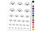 Peeking Doggy Dog Puppy Temporary Tattoo Water Resistant Fake Body Art Set Collection